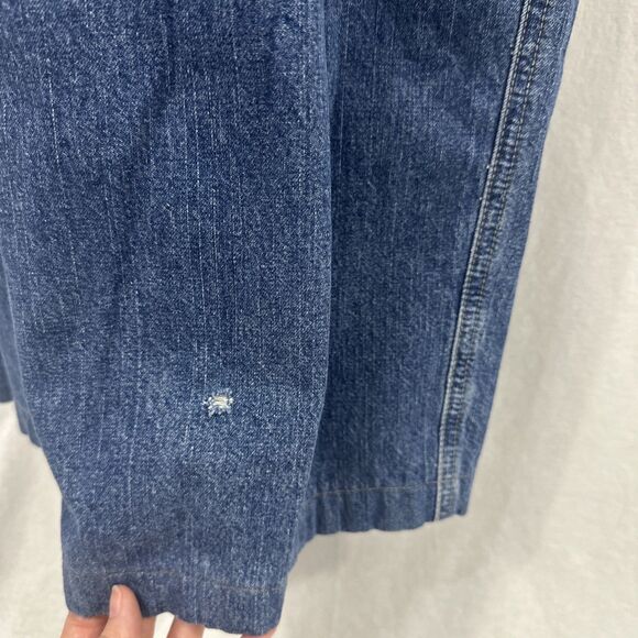 Guess Vintage 90s Y2K Medium Blue Wash Overalls USA Cotton Size XL Style 11737 - Picture 14 of 16